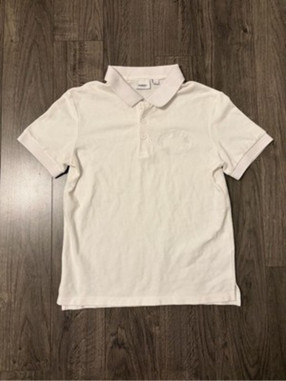 Burberry London Men's White Polo Shirt - Classic Short Sleeve